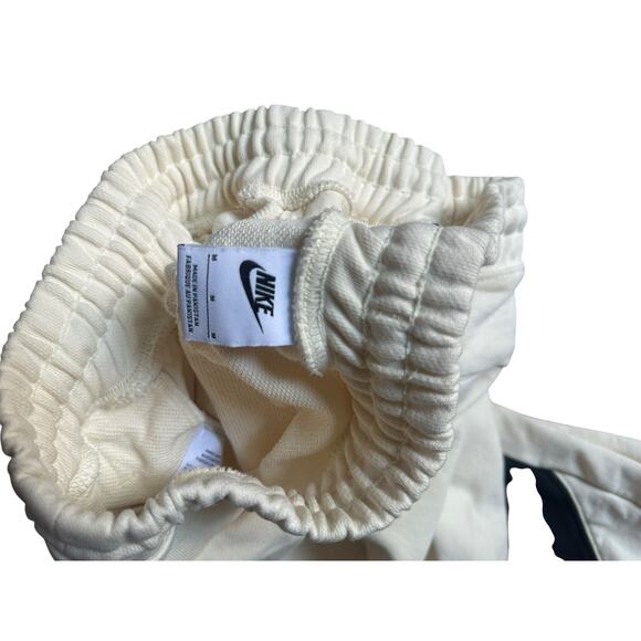 Mens White Nike Big Swoosh Sweat Pants - Picture 2 of 3